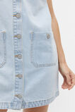 Denim Button Down Mini Shift Dress  Glacier Denim  hi-res