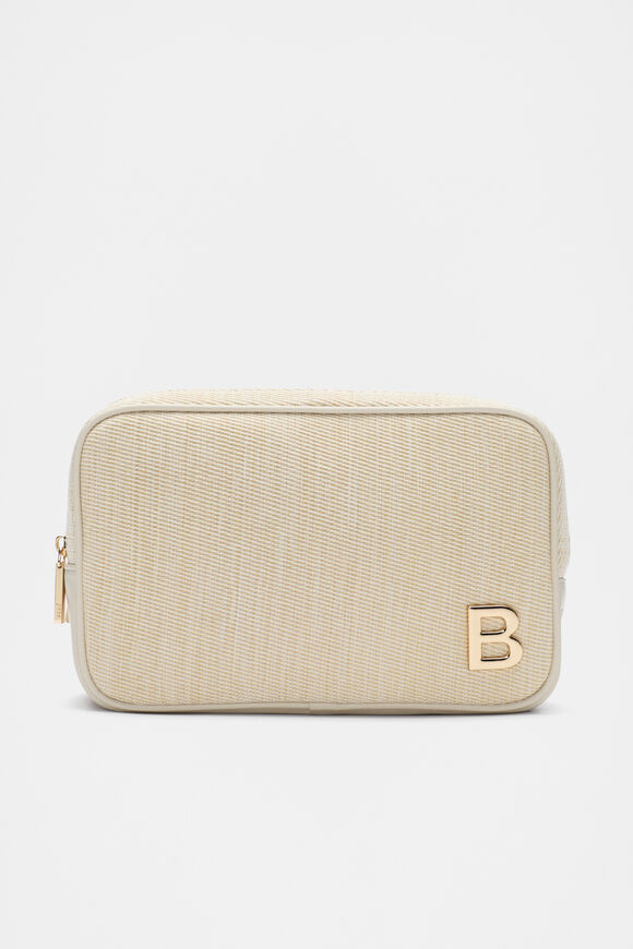 Initials Make Up Bag  B  hi-res