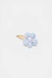 Cord Flower Heart Pearl Snap  Soft Blue  hi-res