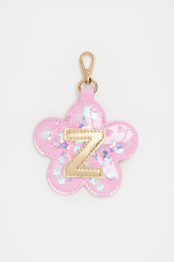 Flower Initial Keyring  Z  hi-res