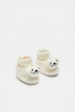 Puppy Rattle Booties  Canvas  hi-res