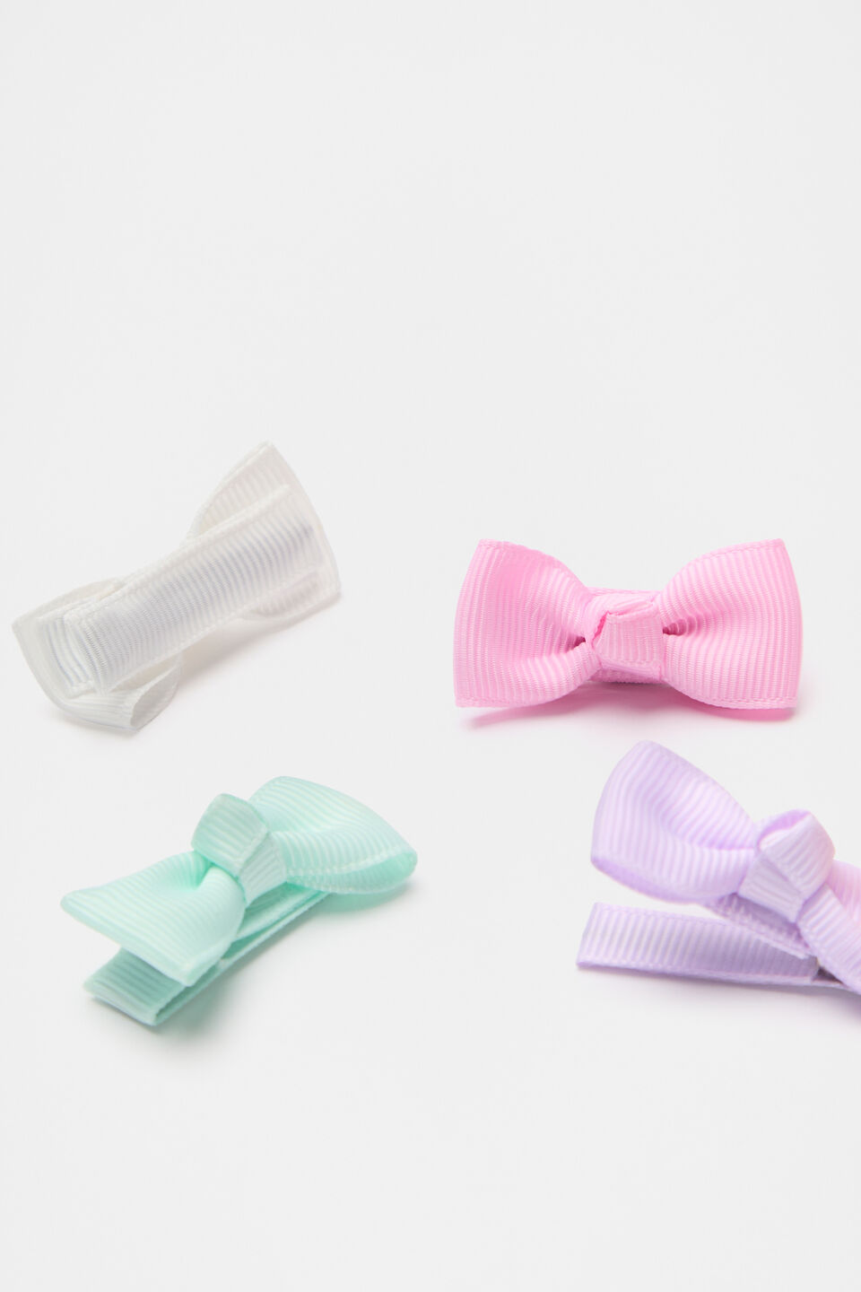 Grosgrain Bow Duck Clip Pack  Multi