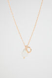 Pearl Alphabet Necklace  D  hi-res