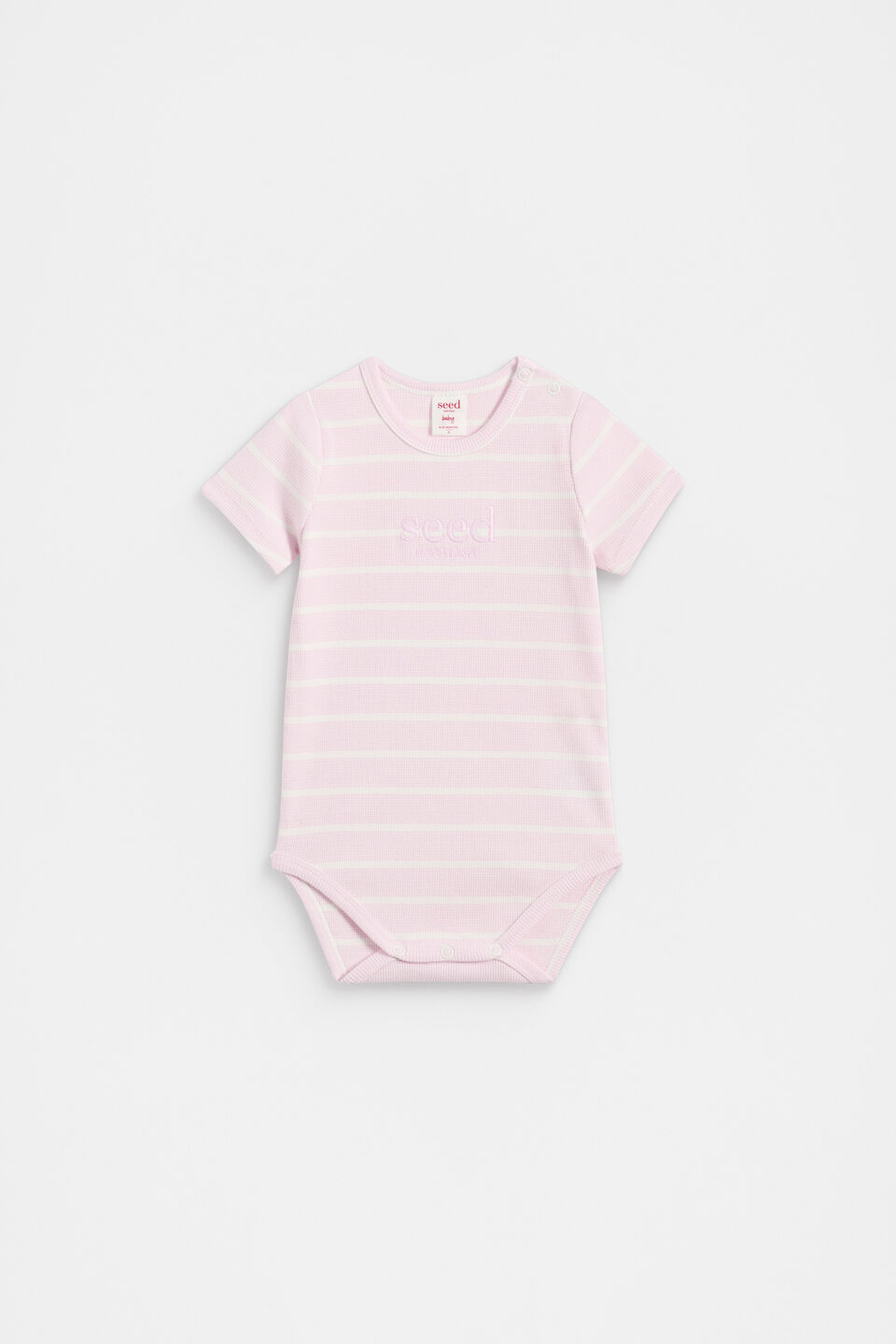 Core Rib Logo Bodysuit  Posie