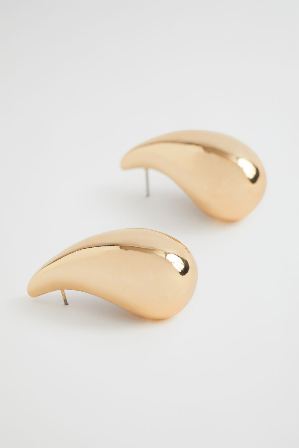 Oversized Drop Earring  Gold