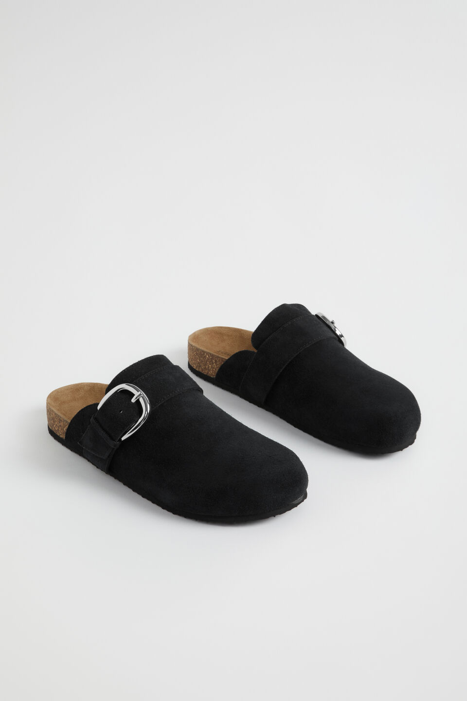 Claudia Mule  Black Suede