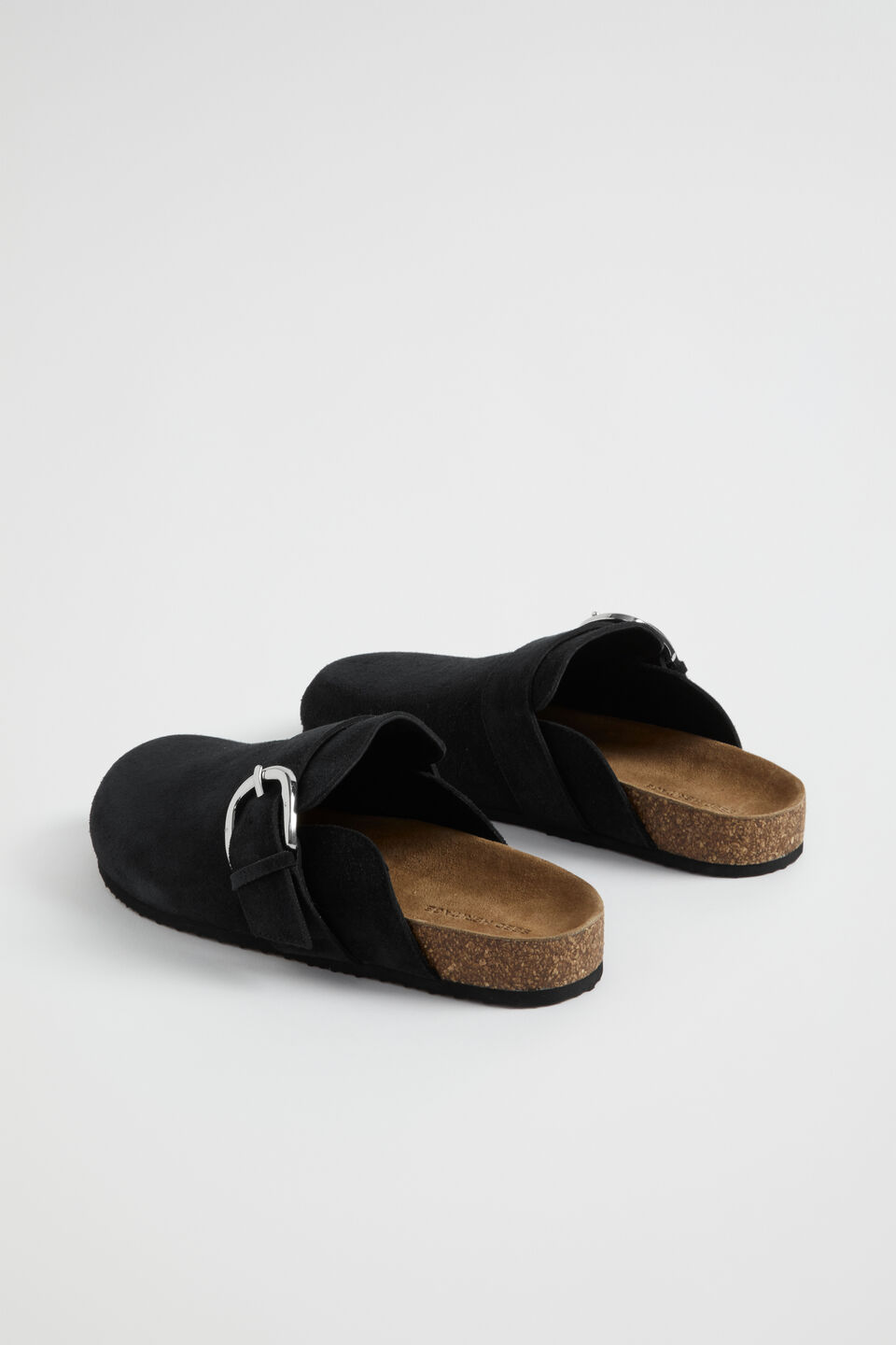 Claudia Mule  Black Suede