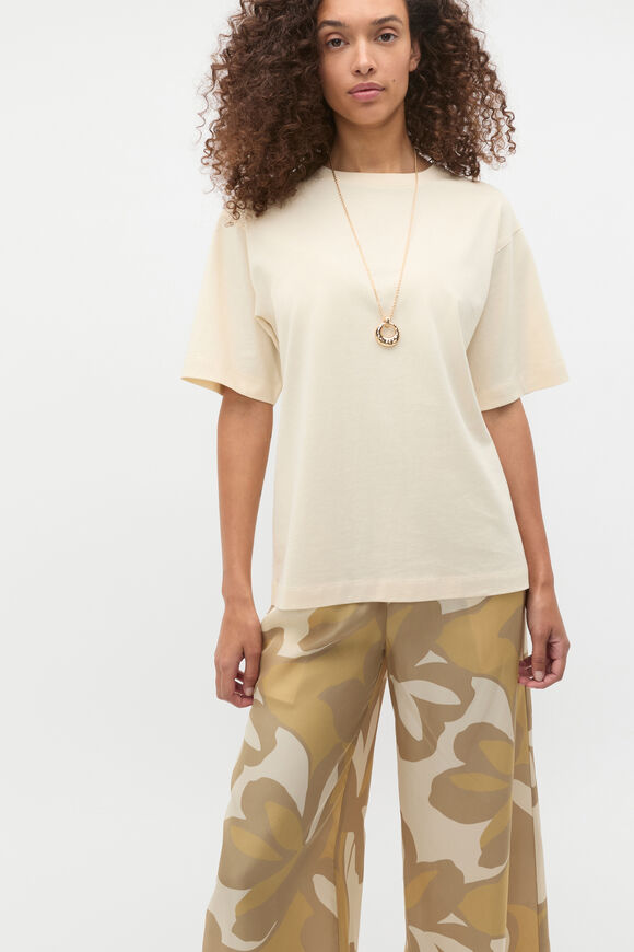 Oversized Longline Tee  Tofu  hi-res