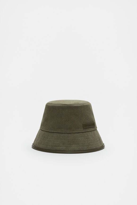 Trim Detail Bucket Hat  Olive Leaf  hi-res