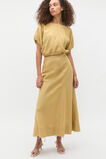 Core Linen Seam Front Skirt  Honey  hi-res
