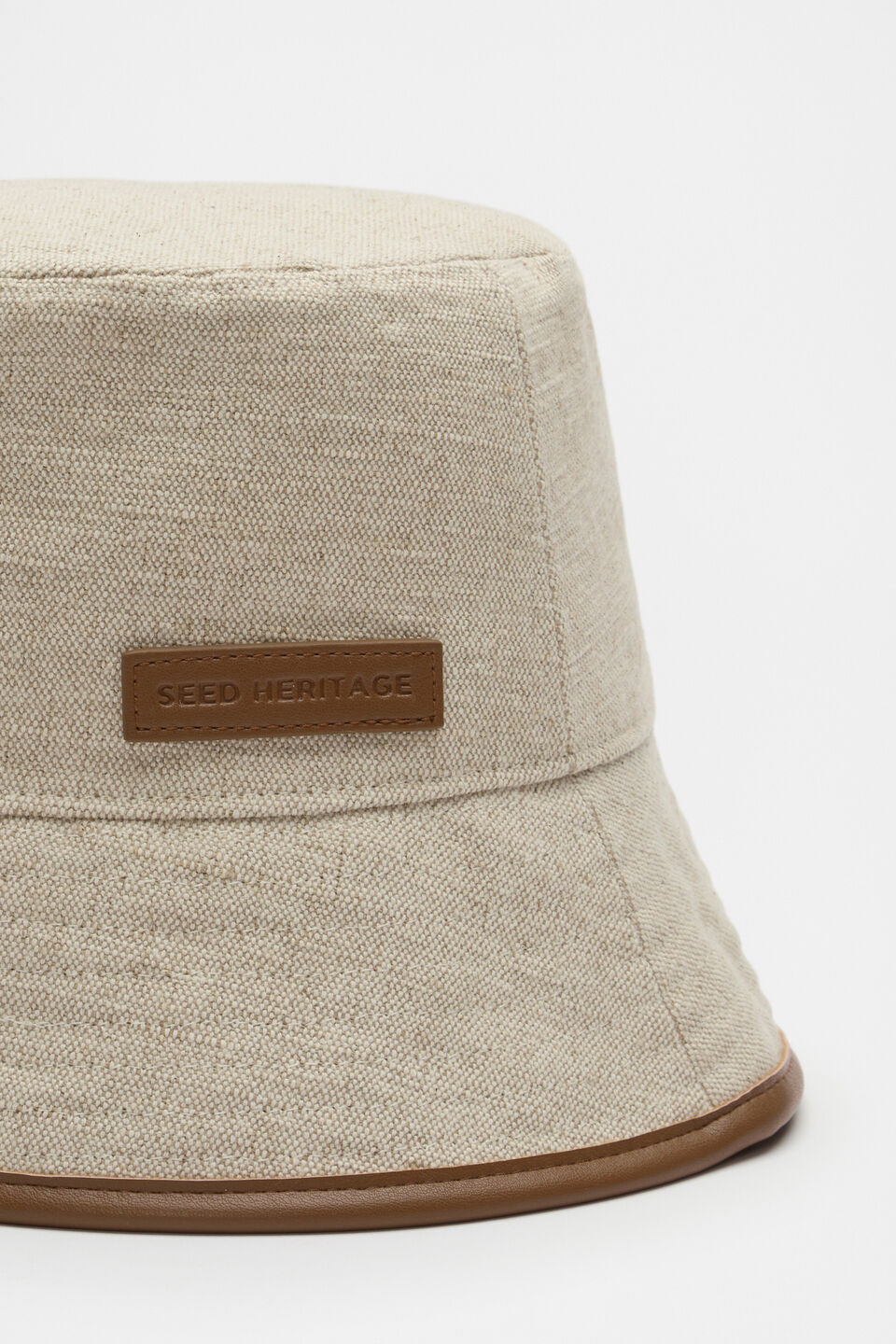 Trim Detail Bucket Hat  Deep Tan
