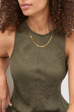 Waterproof Snake Chain Necklace  Gold  hi-res