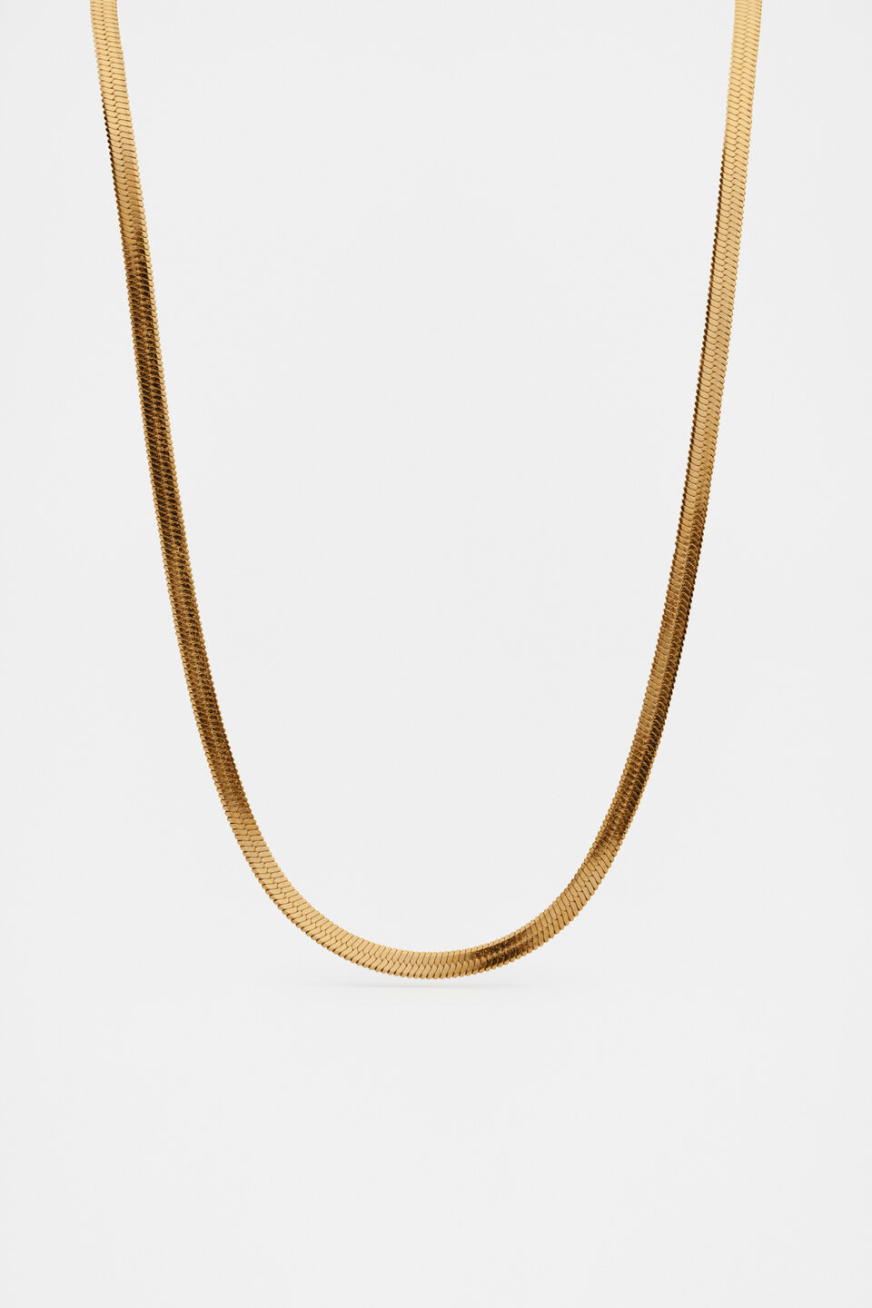 Waterproof Snake Chain Necklace  Gold