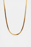 Waterproof Snake Chain Necklace  Gold  hi-res