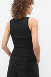 Hardware Detail Tank  Black  hi-res