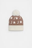 Star Initial Beanie  J  hi-res