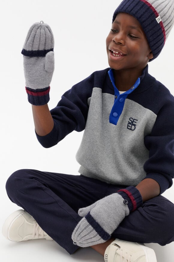 Colourblock Mittens  Multi  hi-res