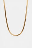 Waterproof Snake Chain Necklace  Gold  hi-res