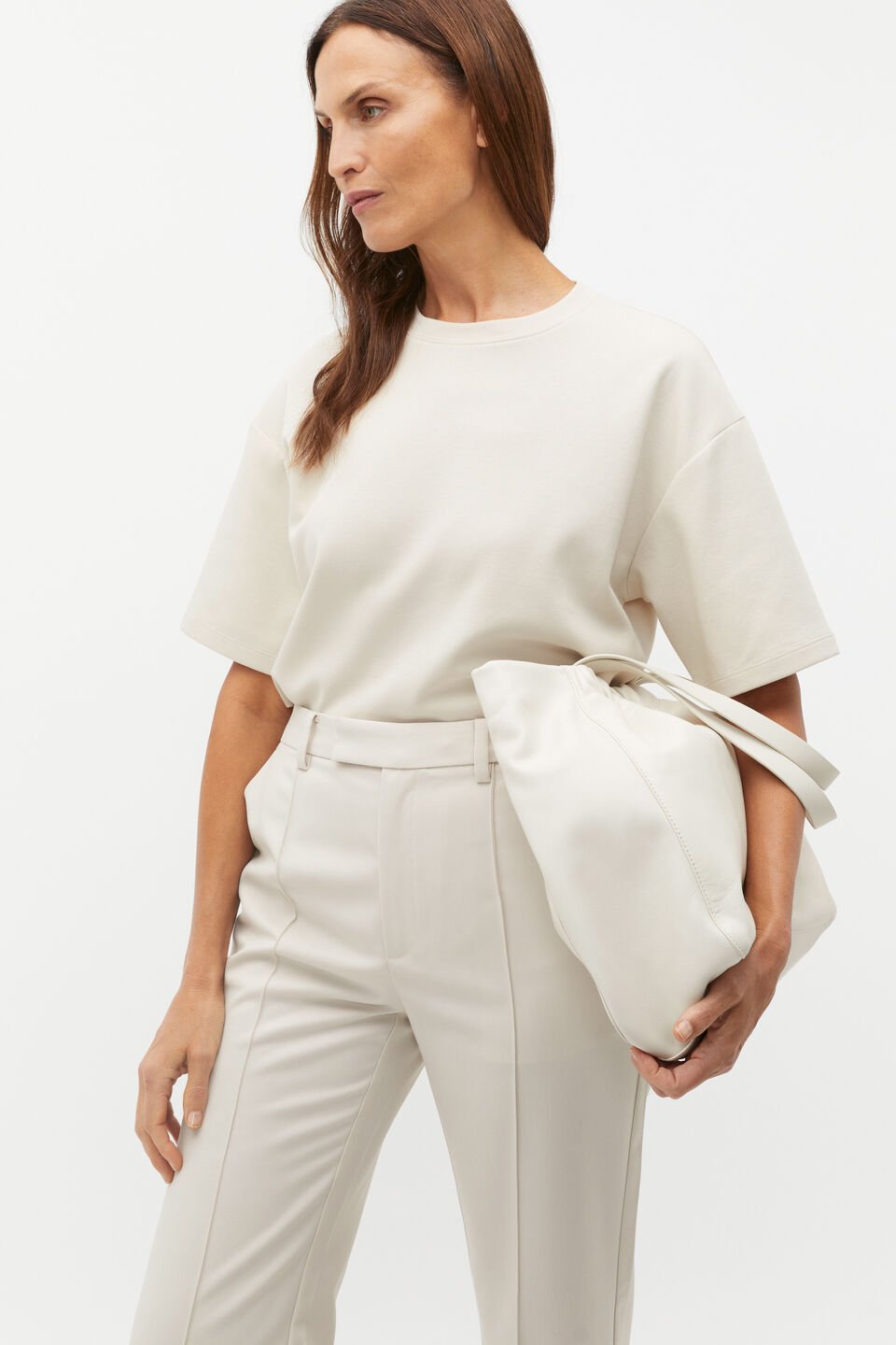Oversized Boyfriend Tee  Oat