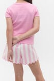Core Logo Rib Tee  Candy Pink  hi-res