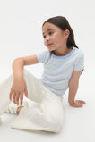 Core Logo Rib Tee  Luna Blue  hi-res