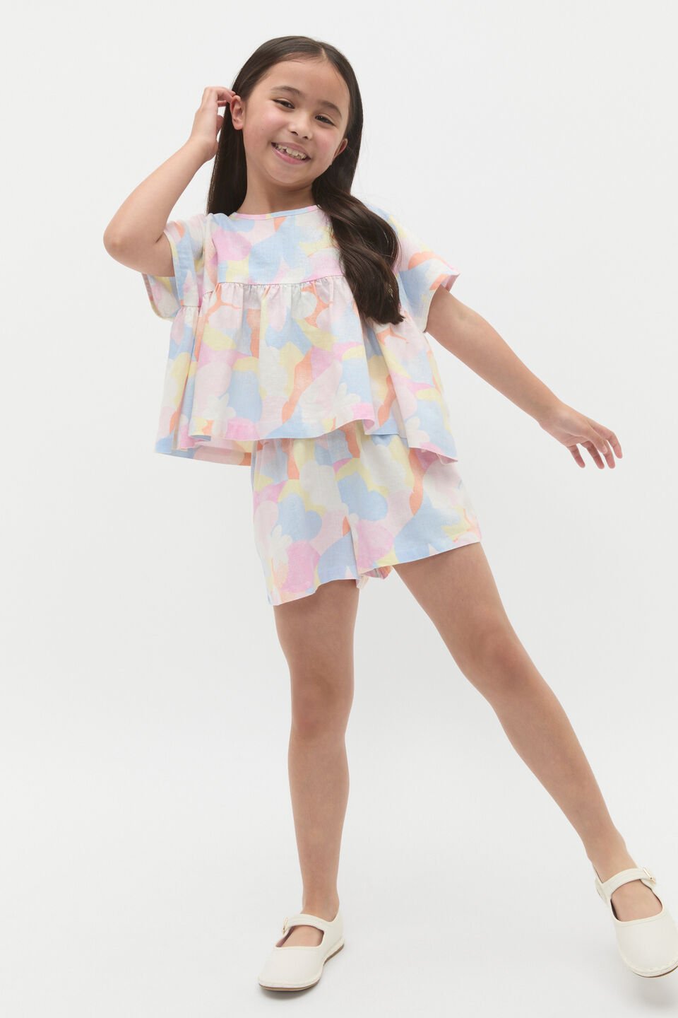 Abstract Floral Short  Multi