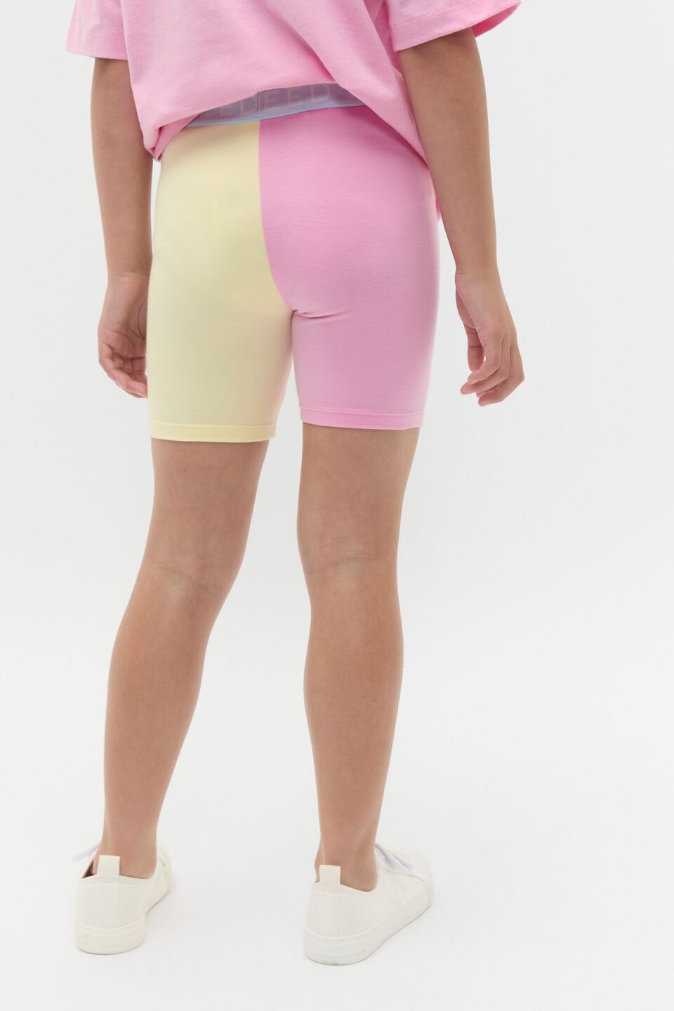 Colour Block Bike Short  Multi