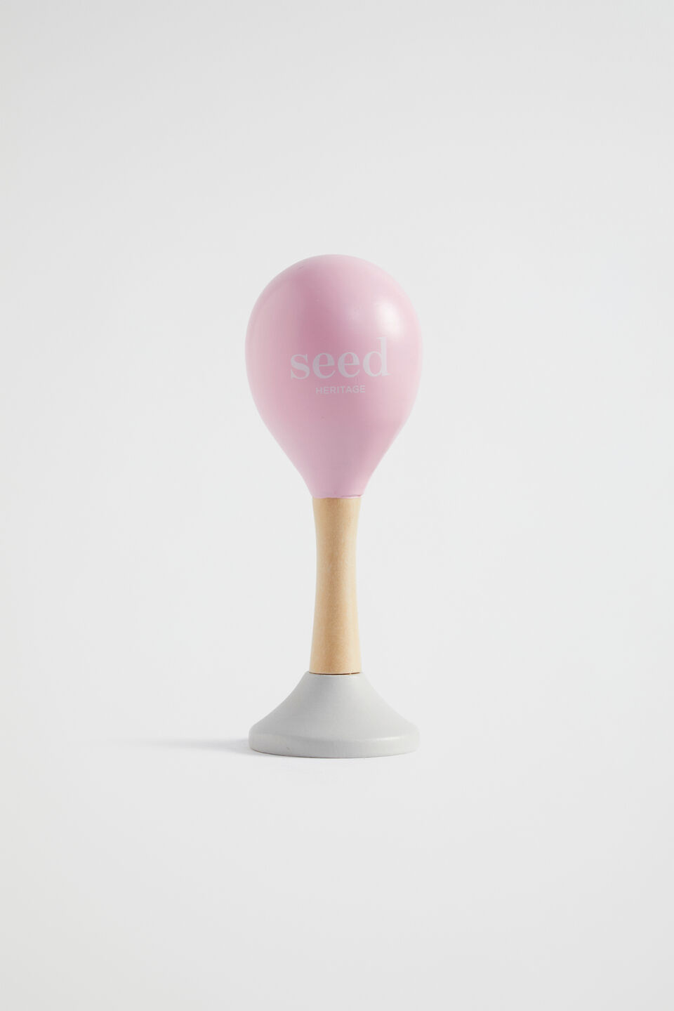 Seed Wooden Maraca  Bunny