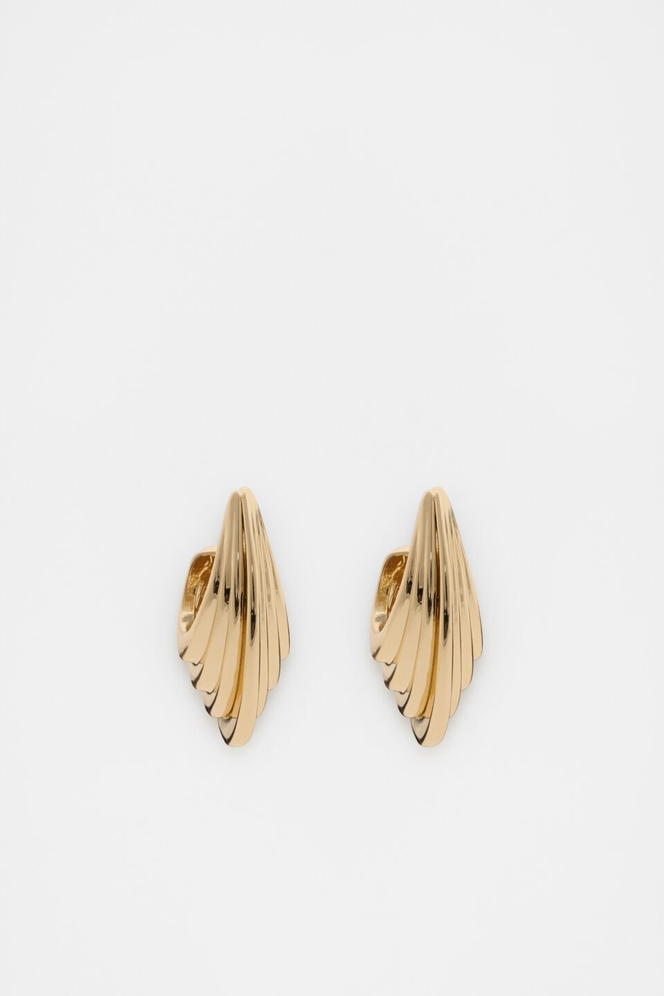 Vintage Layered Hoop  Gold