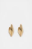 Vintage Layered Hoop  Gold  hi-res