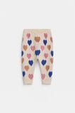 Heart Knit Legging  Oat Marle  hi-res