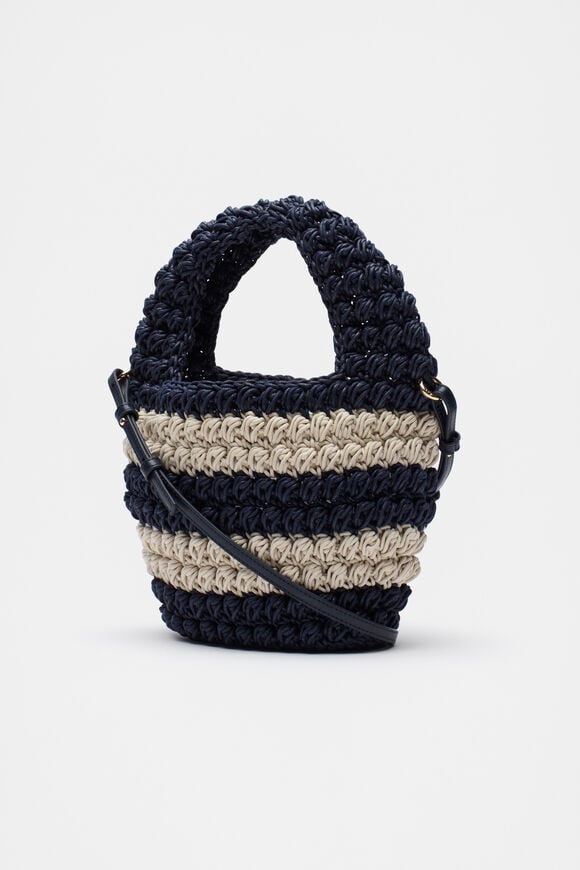 Knotted Rope Bag  Midnight Sky  hi-res