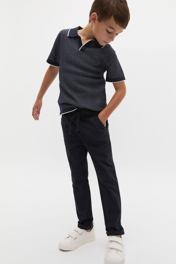 Core Logo Chino  Midnight Blue  hi-res