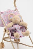 Ditsy Floral Doll Pram  Pink  hi-res