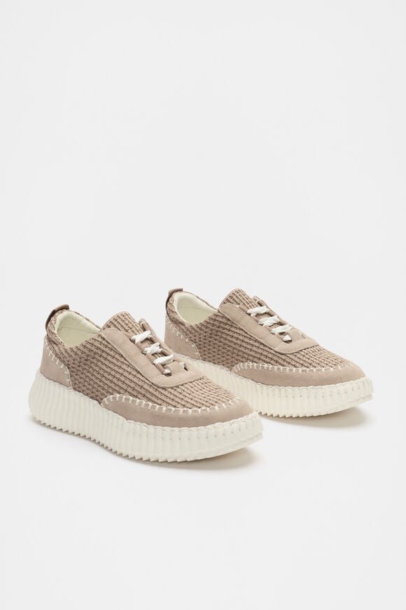 Brielle Knit Sneaker  Cookie  hi-res
