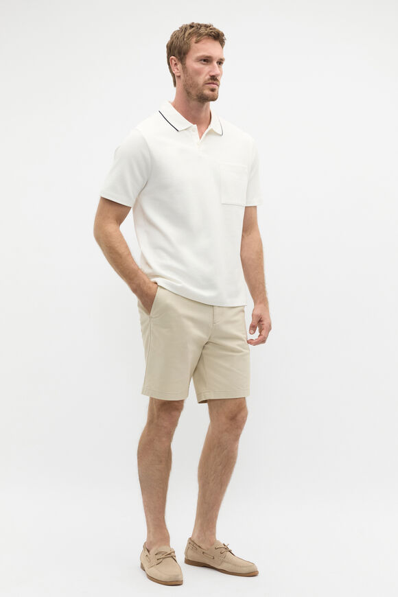 Pocket Polo Shirt  Vintage White  hi-res