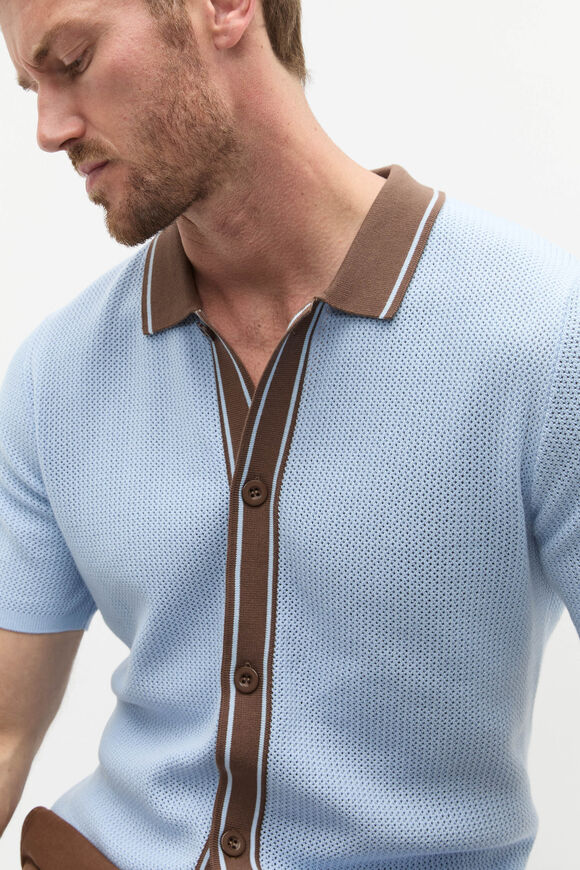 Knit Resort Shirt  Skyway  hi-res