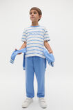 Stripe Logo Tee  Celestial Blue  hi-res