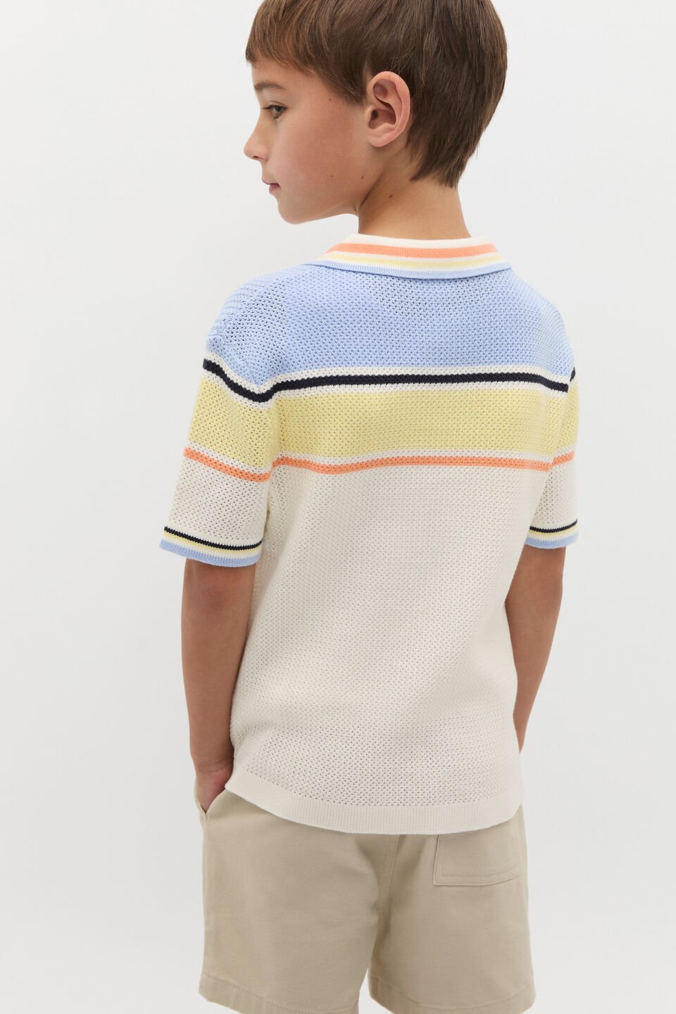 Knit Sports Polo  Canvas