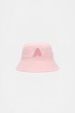 Pink Initial Bucket Hat  A  hi-res
