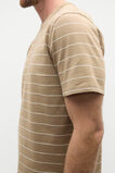 Crew Stripe Tee  Biscotti Stripe  hi-res