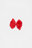 Scallop Grosgrain Bow  Strawberry Red  hi-res