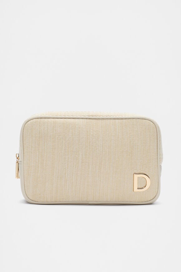 Initials Make Up Bag  D  hi-res