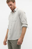 Texture Stripe Shirt  Vintage Khaki  hi-res