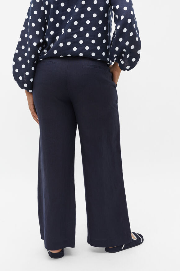 Core Linen Waisted Pant  Midnight  hi-res