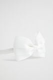 Grosgrain Bow Alice Band  White  hi-res
