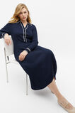 Polo Tipping Knit Midi Dress  Midnight Sky  hi-res