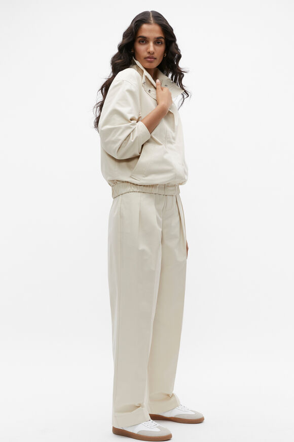 Cotton Casual Jacket  Vanilla Cream  hi-res