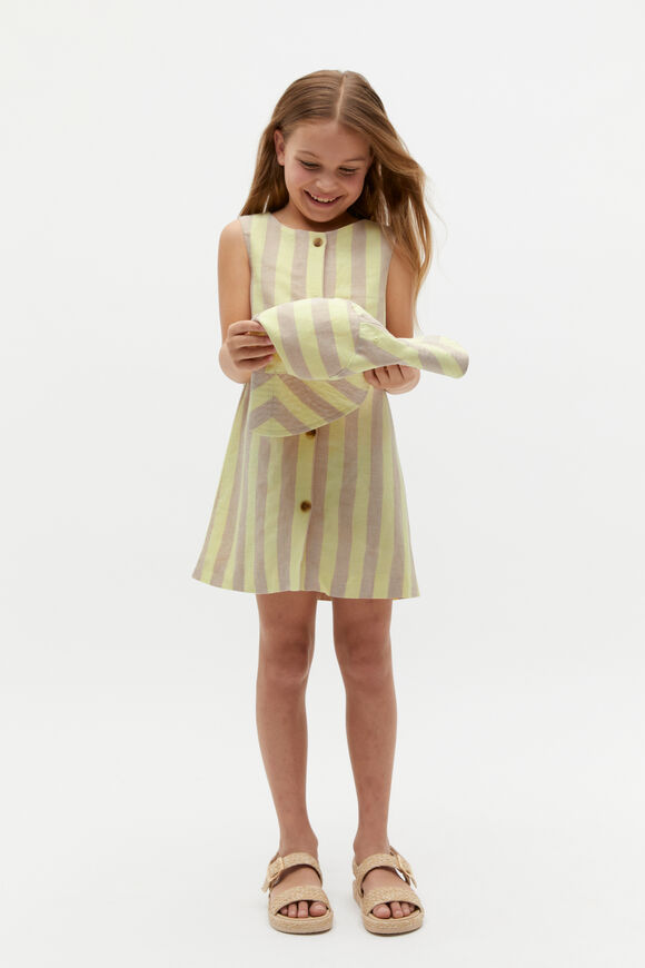 Stripe Mod Dress  Lemon Sherbet  hi-res