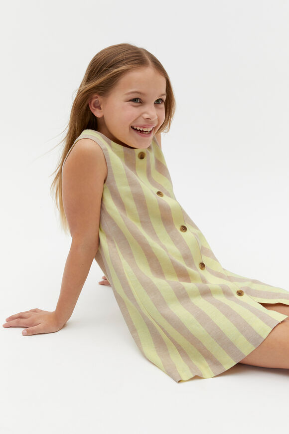 Stripe Mod Dress  Lemon Sherbet  hi-res